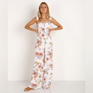 Sage the Label white floral romper